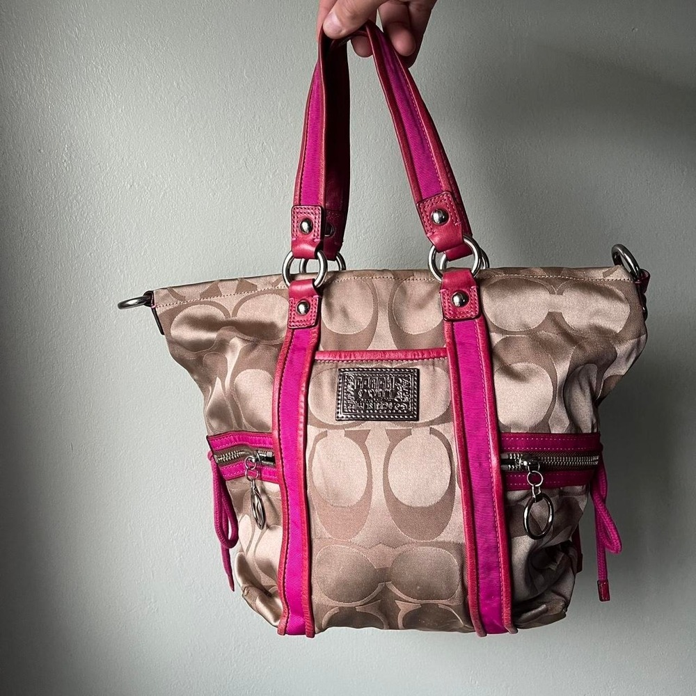 y2k 2000s Coach Poppy Sportlight shoulder bag / handbag